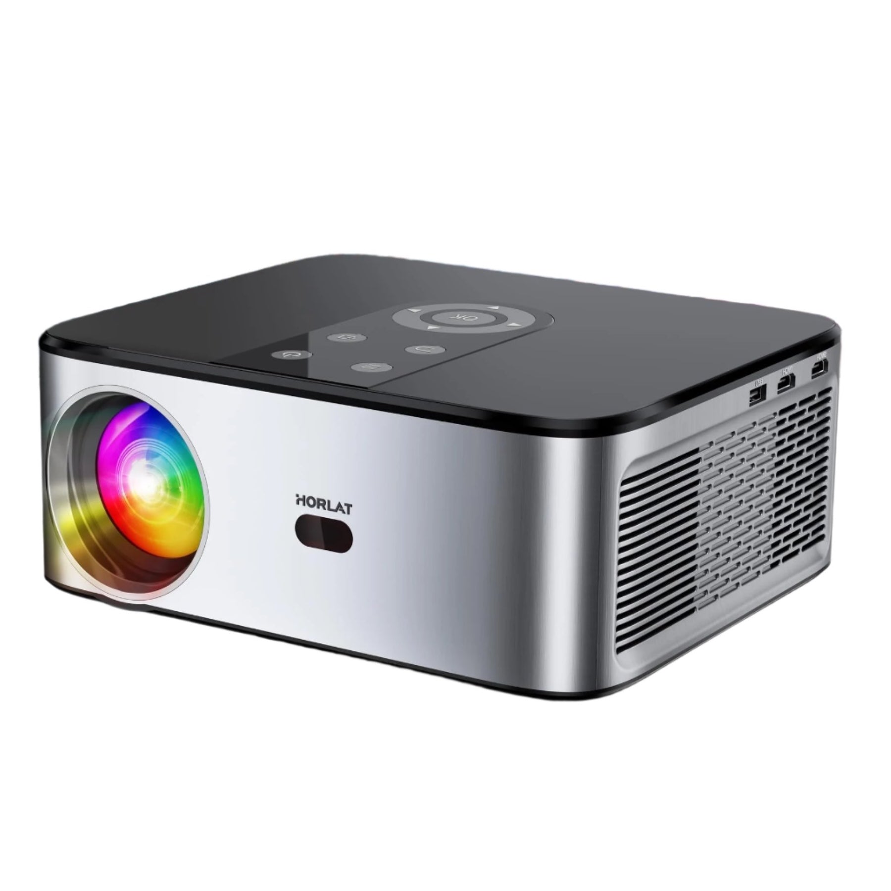HORLAT 21000 Lumens 4K Android LED Home Cinema Projector