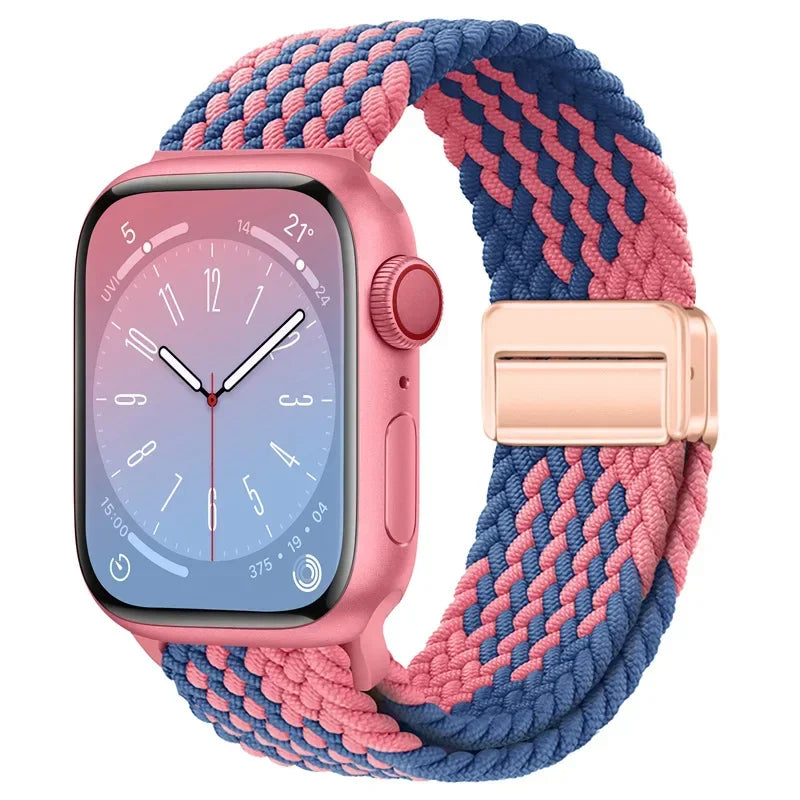 Braided Solo Loop Strap with Clasp for Apple Watch