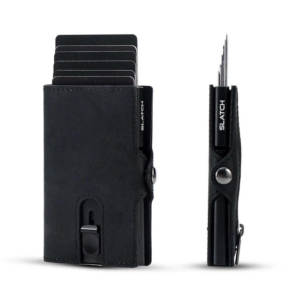 CASEKEY Leather Pop-up Smart Wallet with RFID Blocking