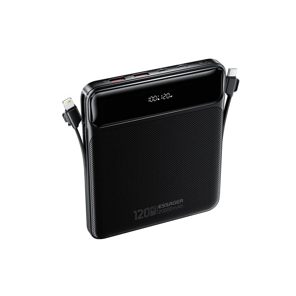 ESSAGER 120W 20000mAh Digital Display Power Bank Charger
