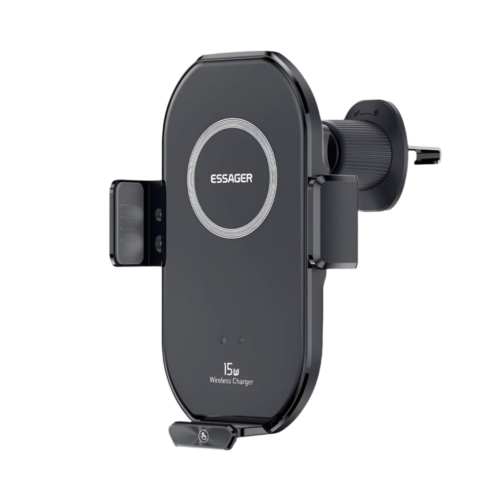 ESSAGER A7 15W Wireless Car Phone Charger and Holder