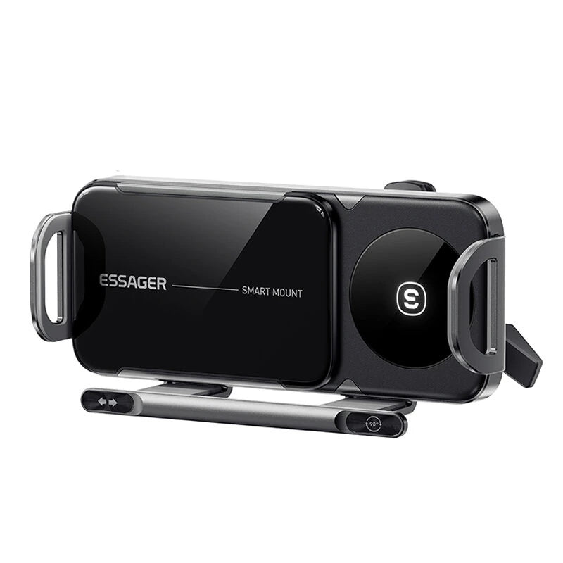 ESSAGER X01 15W Rotatable Wireless Car Phone Charger and Holder