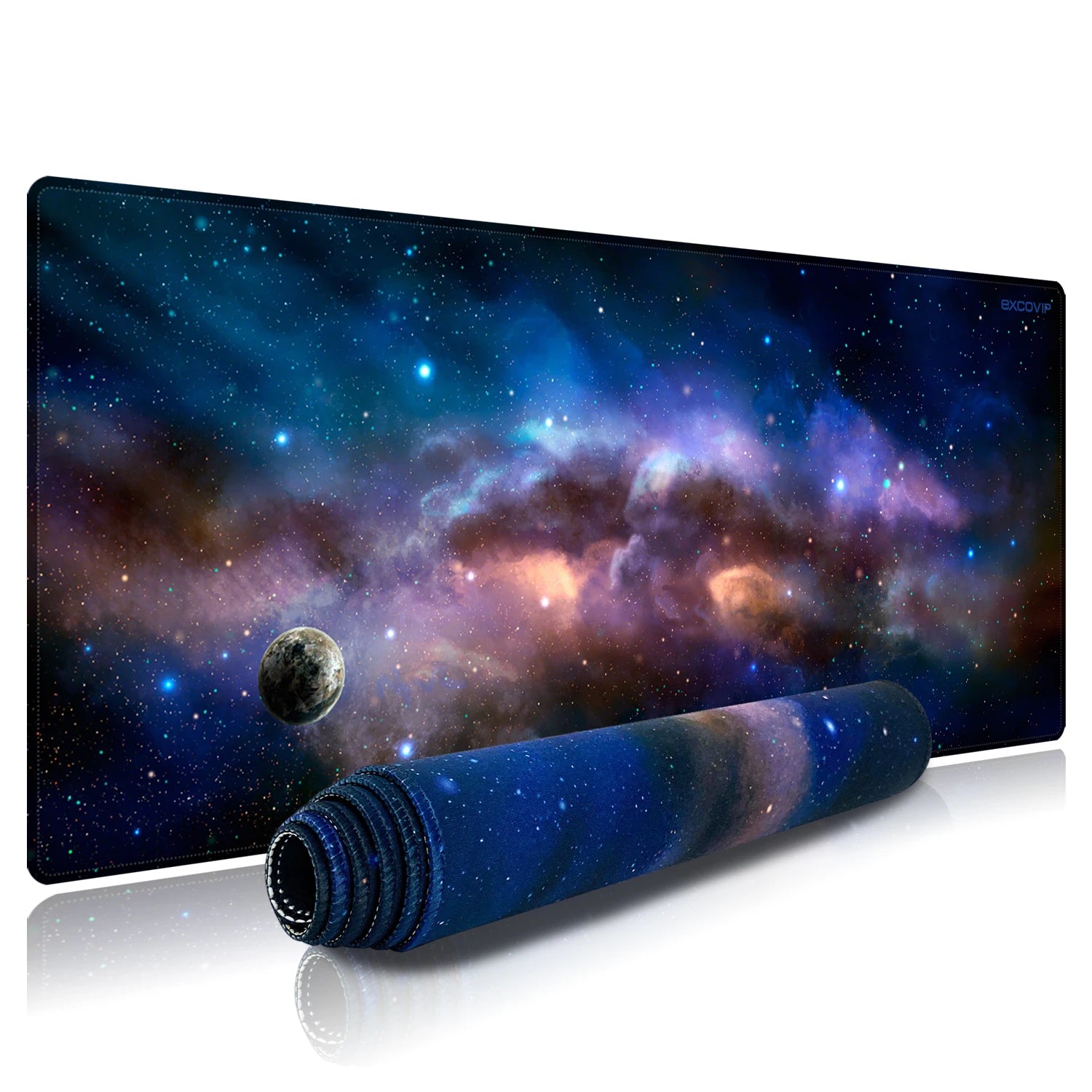 EXCO Galaxy Earth Gaming Keyboard & Mouse Pad