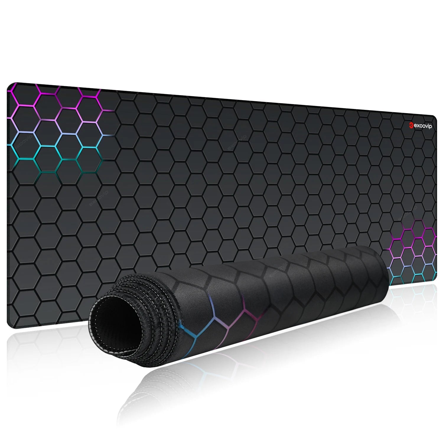 EXCO Non-Slip Hexagon Design Desk Mat & Gaming Pad