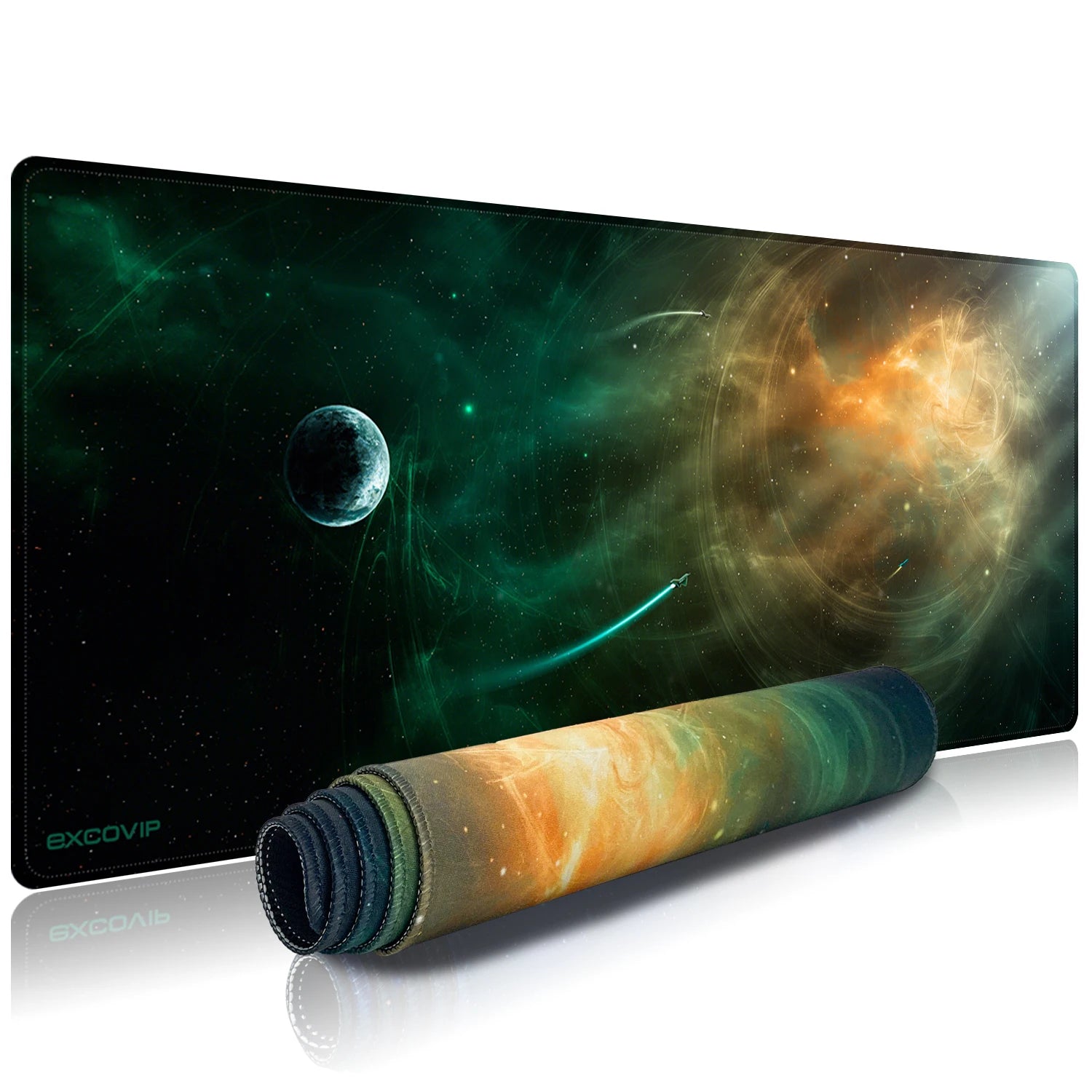 EXCO Space Dessert Gaming Keyboard & Mouse Pad