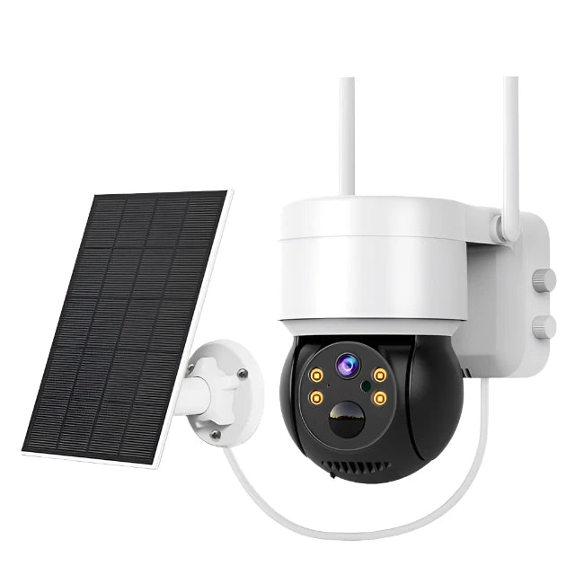 HISEEU Solar 1080P WiFi 360° Rotating Outdoor Smart Security Camera