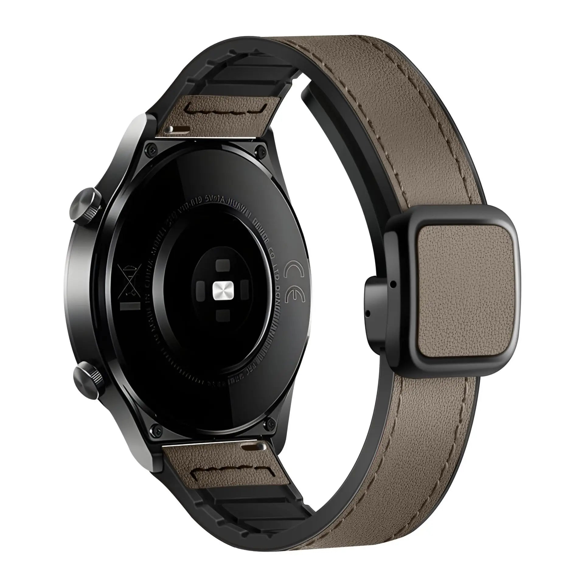 Leather Silicone Strap with Magnetic Buckle for Samsung Galaxy Watch