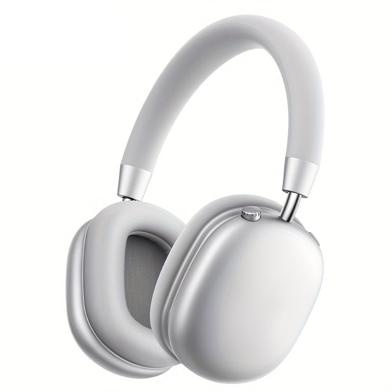 White headphones with silver accents on a white background, featuring the Picun brand.