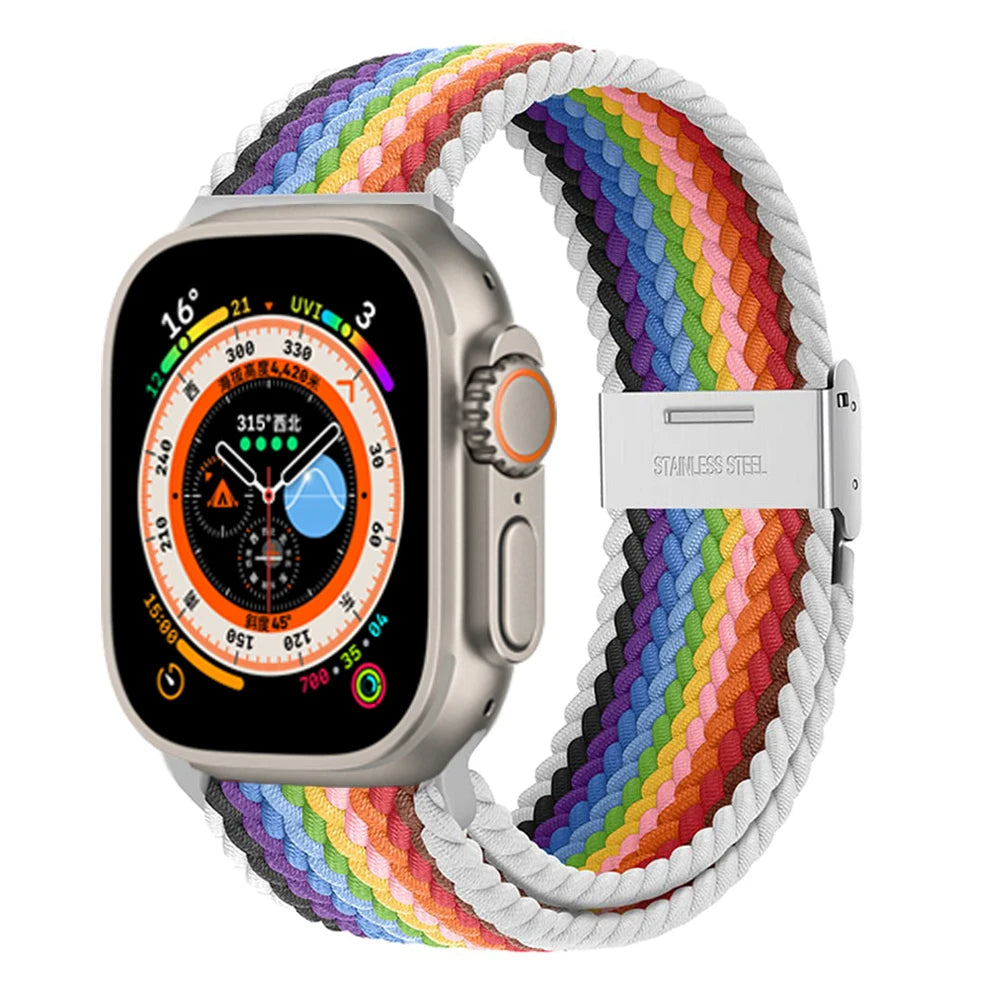 Pride Edition Braided Solo Loop Band for Apple Watch