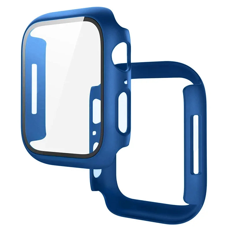 Protective Glass Screen and Case for Apple Watch
