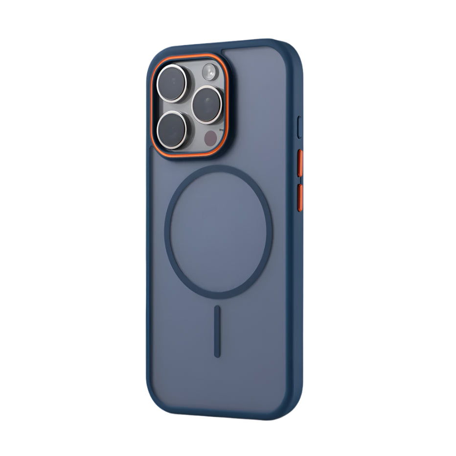 Frosted Translucent Magnetic Case for Apple iPhone