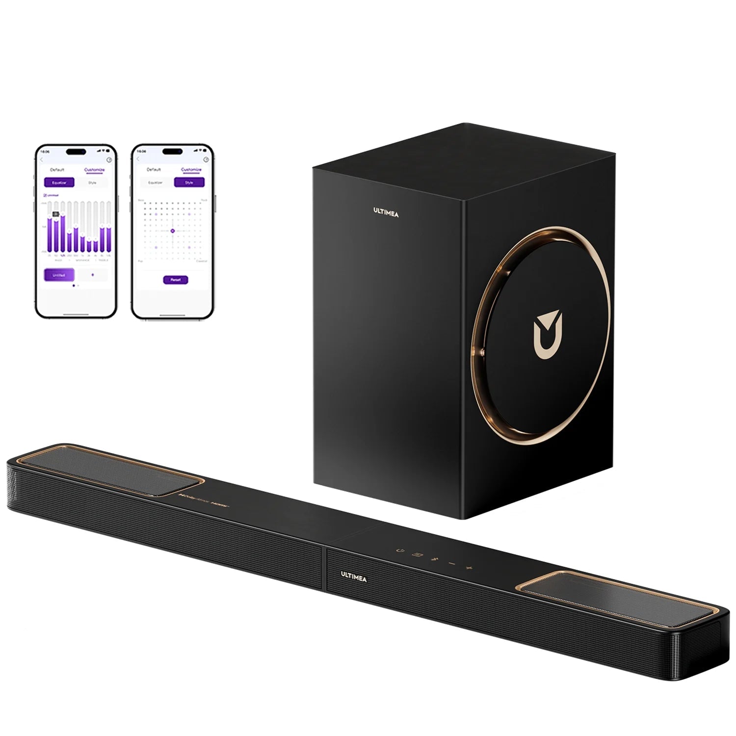ULTIMEA Skywave F30 Boom 3.1.2 360W Wireless Sound Bar with Dolby Atmos