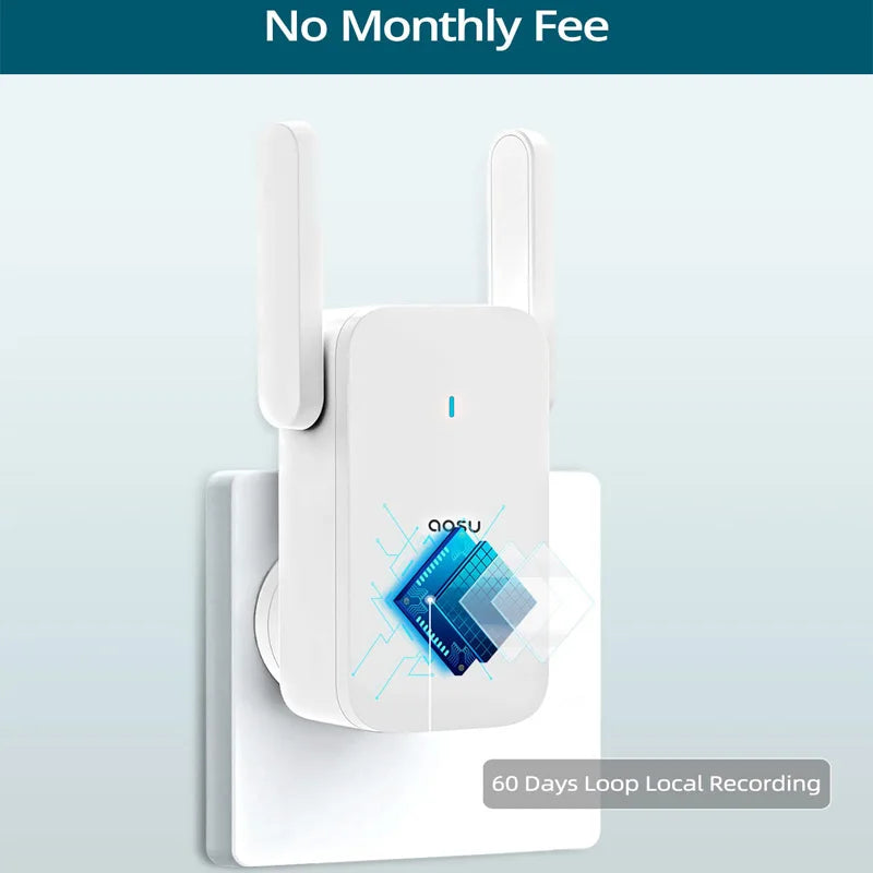 AOSU 5MP Rechargeable Wireless Doorbell Camera