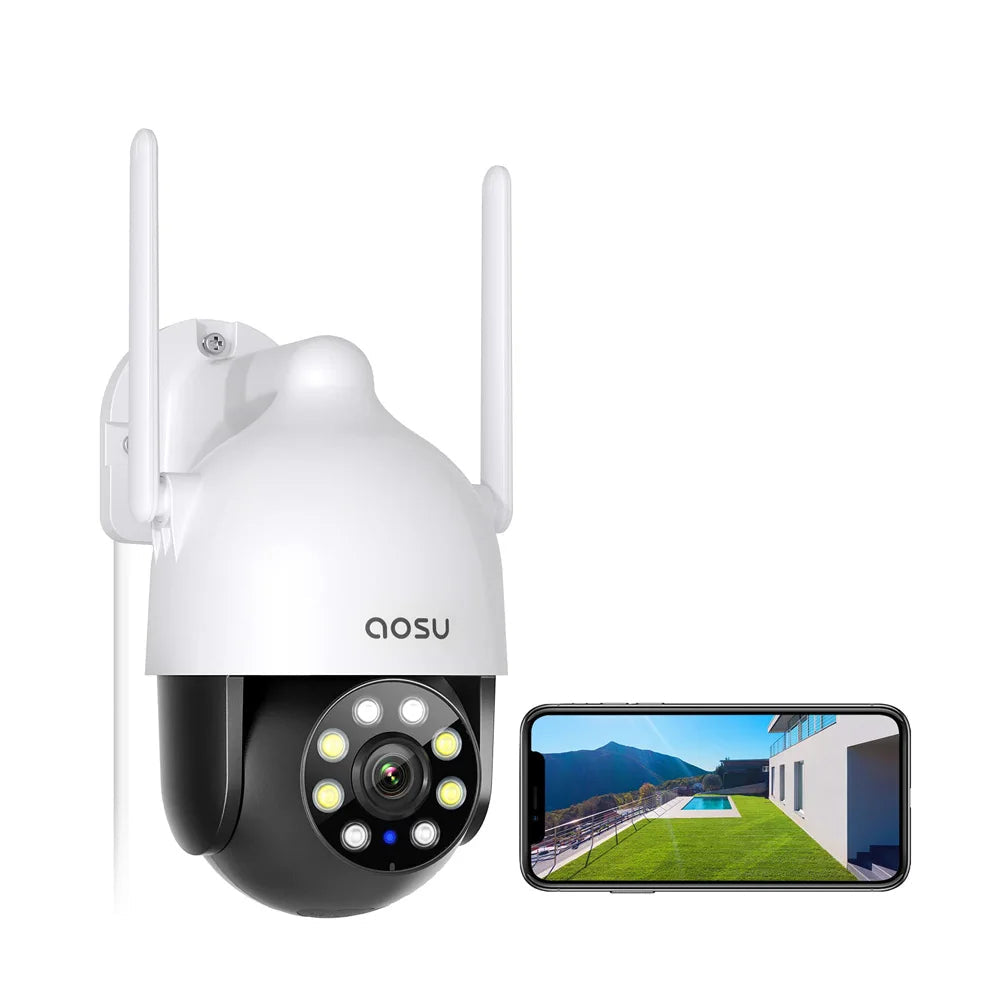 AOSU 3MP Wireless Outdoor Home Security Camera