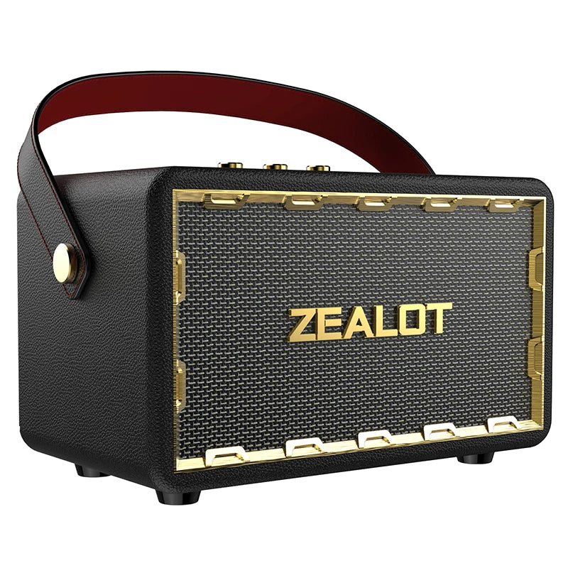 ZEALOT MT01 60W Wooden Portable Bluetooth Speaker