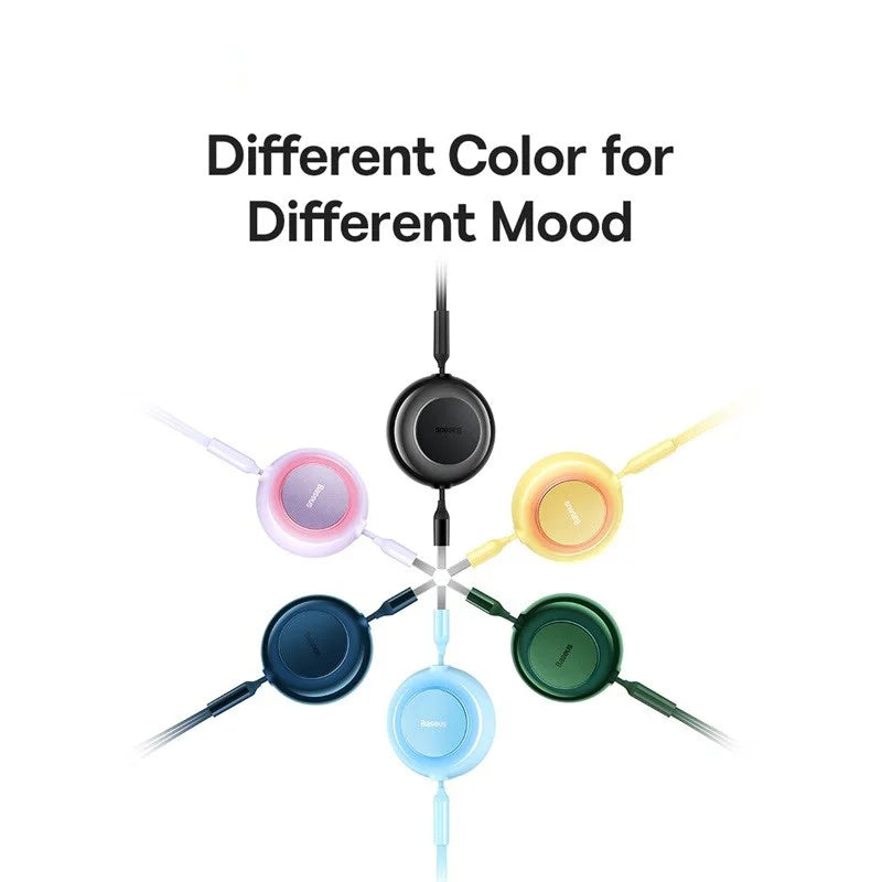 BASEUS Bright Mirror Series 3in1 Retractable USB Charging Cable