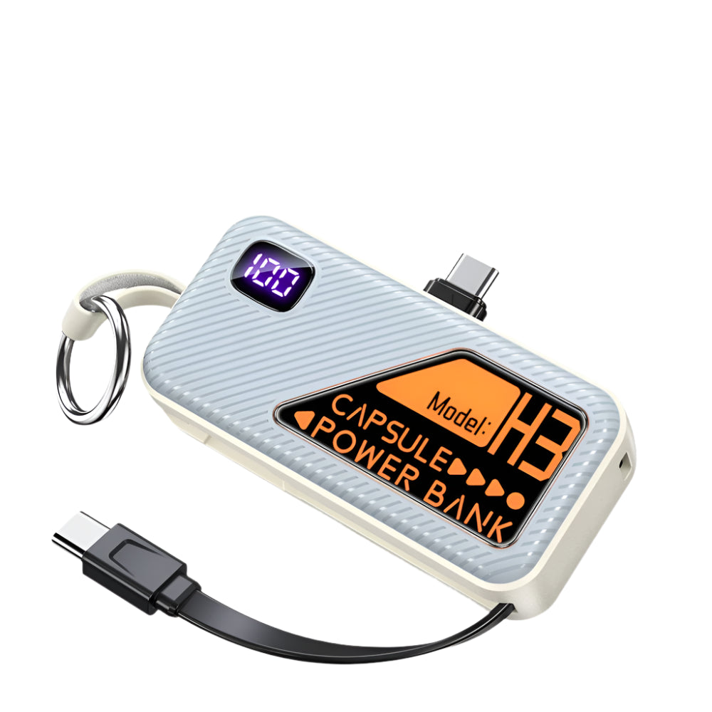 QOOVI 5000mah USB-C Portable Charger and Mini Power Bank