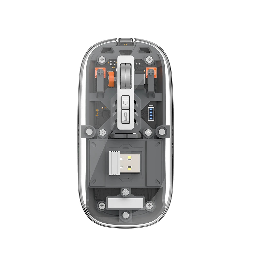 WiWU Crystal Rechargeable Bluetooth Wireless Mouse