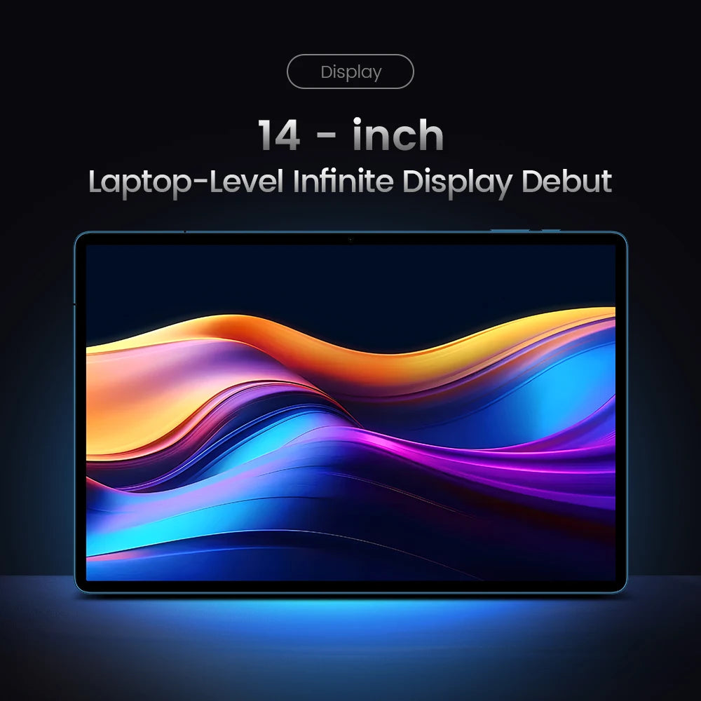 TECLAST T70 14" FHD 4G Android Tablet - 256GB, Blue