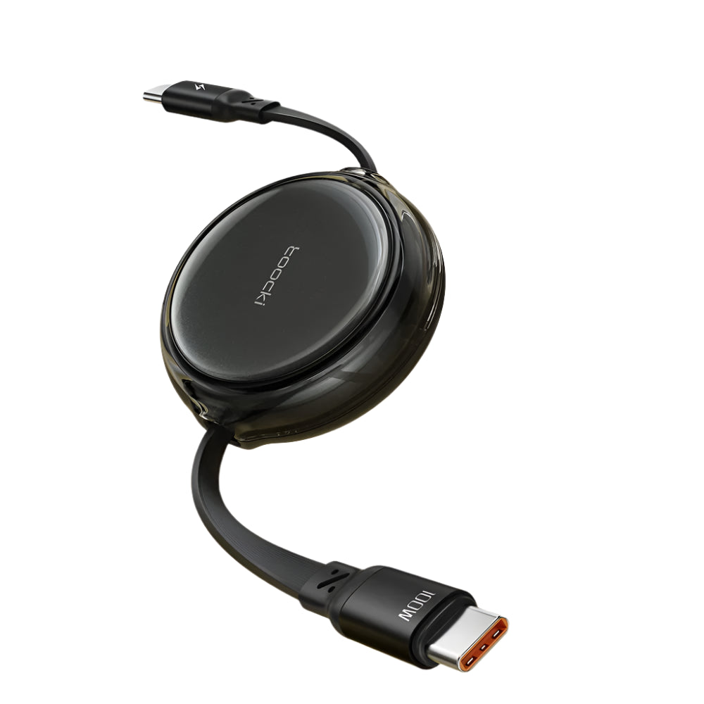 TOOCKI 100W Retractable Type-C Charging and Data Cable