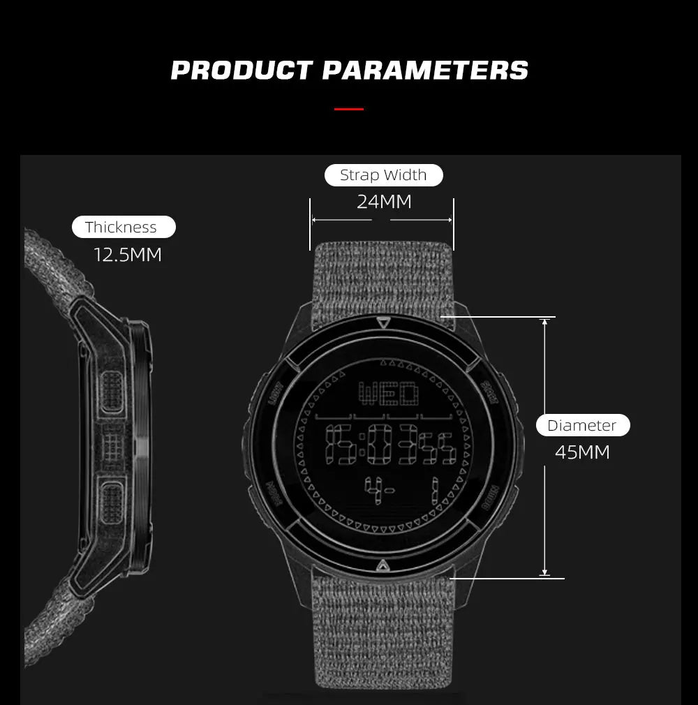 NORTH EDGE Alps Carbon Fibre Smart Watch