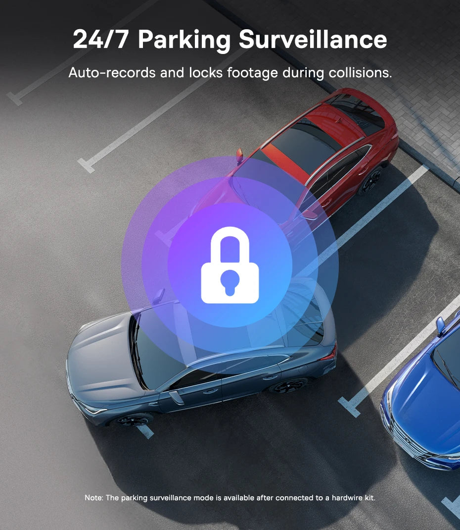 BASEUS PrimeTrip VD1 3K Front and Rear GPS Dash Cam