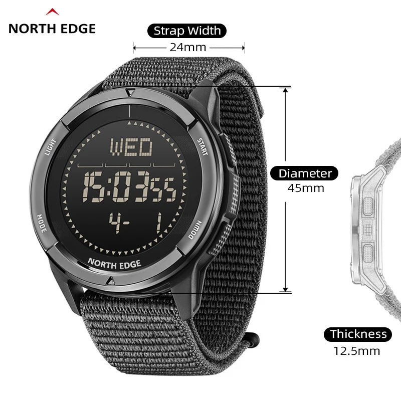 NORTH EDGE Alps Carbon Fibre Smart Watch