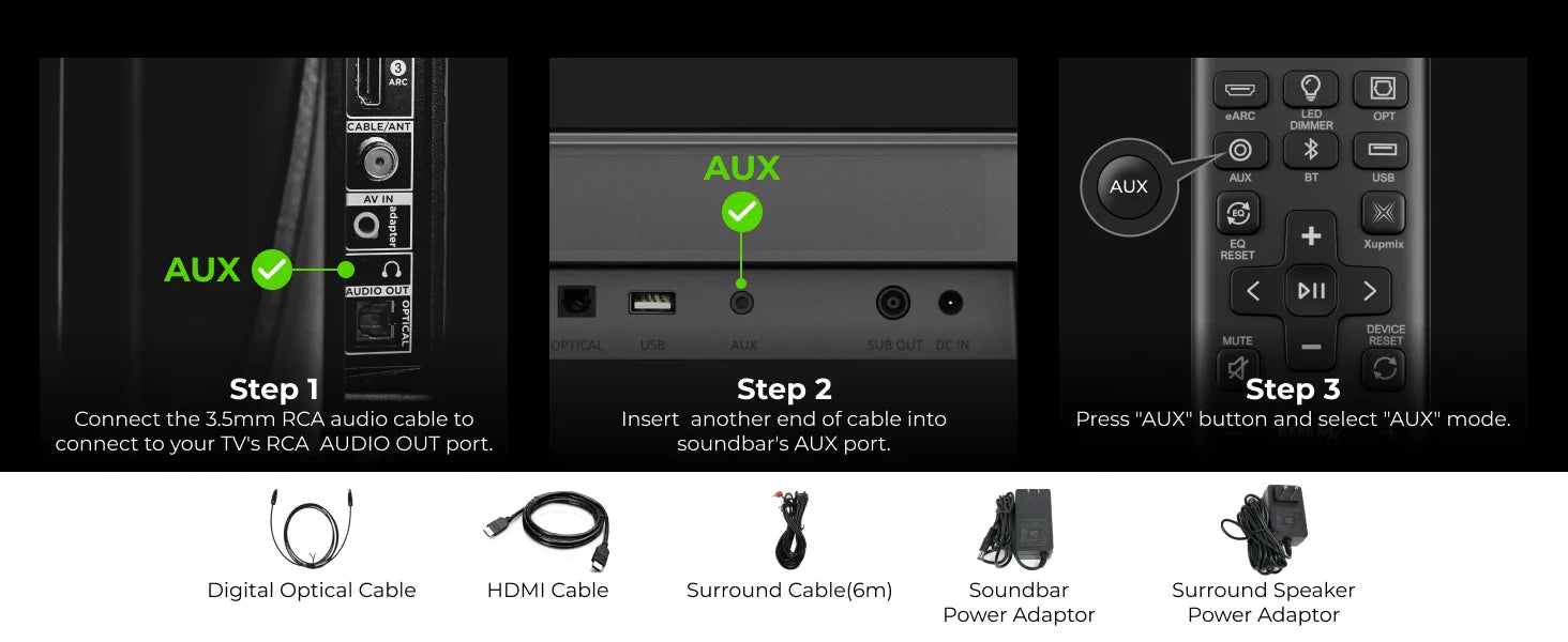 ULTIMEA Aura A50 Pro 5.1 Wireless Sound Bar with Dolby Atmos