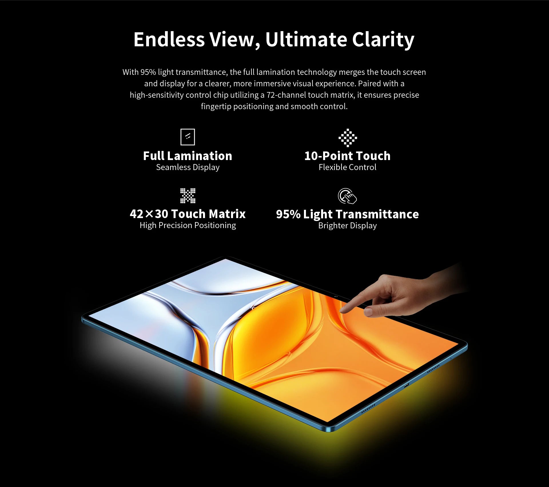 TECLAST T70 14" FHD 4G Android Tablet - 256GB, Blue