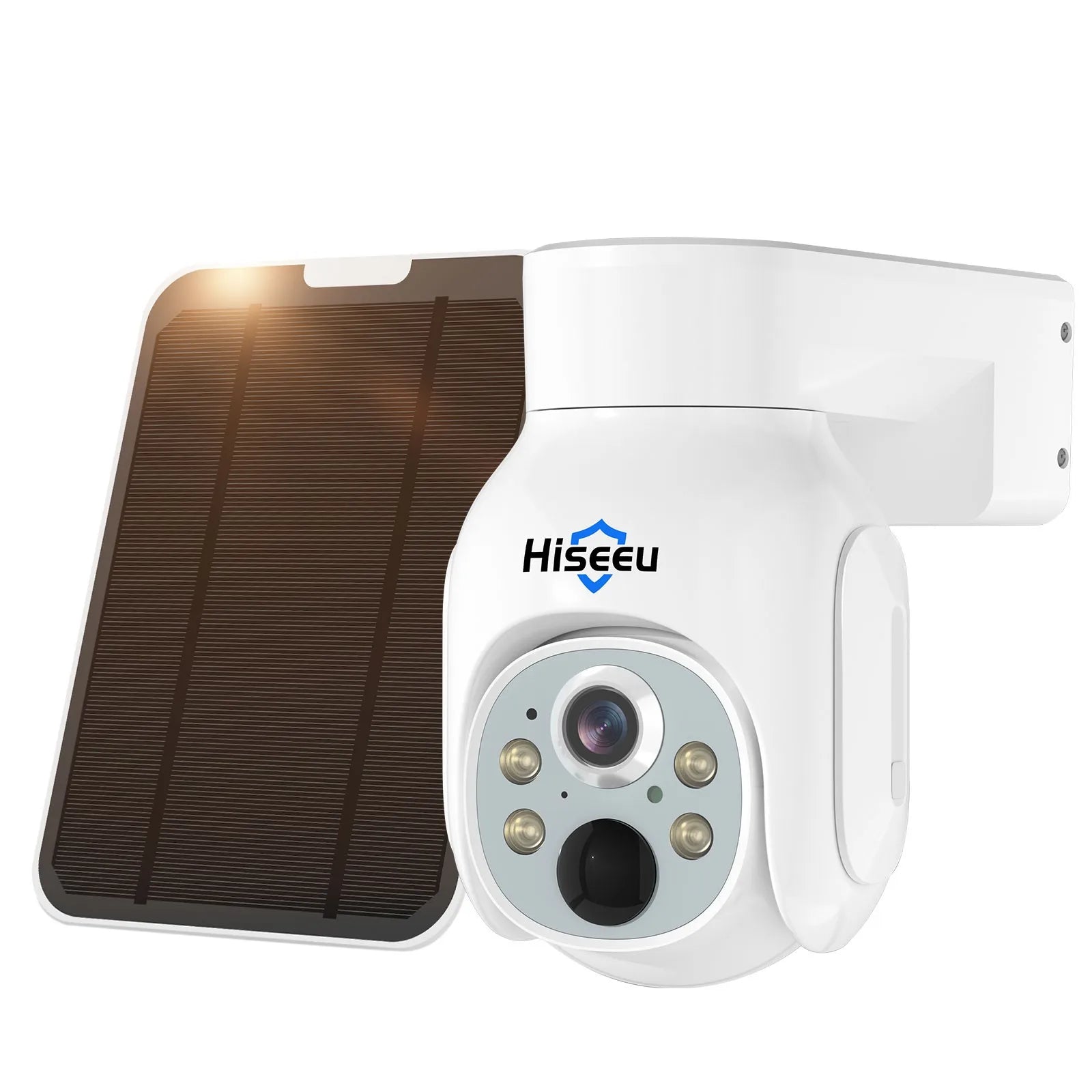 HISEEU 4MP Solar Powered Wireless Home Security Camera