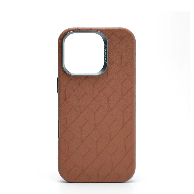 Patterned Leather MagSafe Case for Apple iPhone