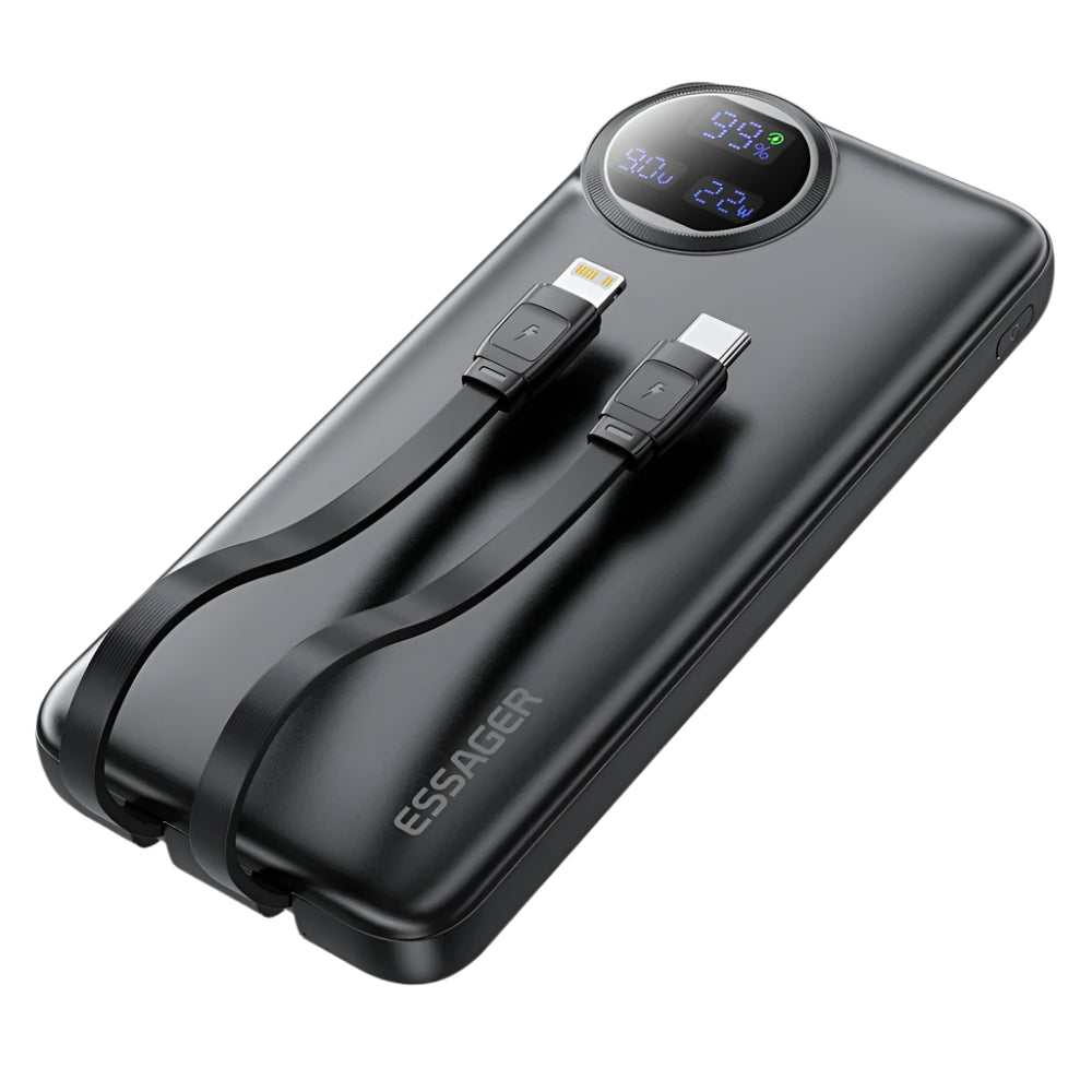 ESSAGER D016 22.5W 10000mAH Digital Display Power Bank