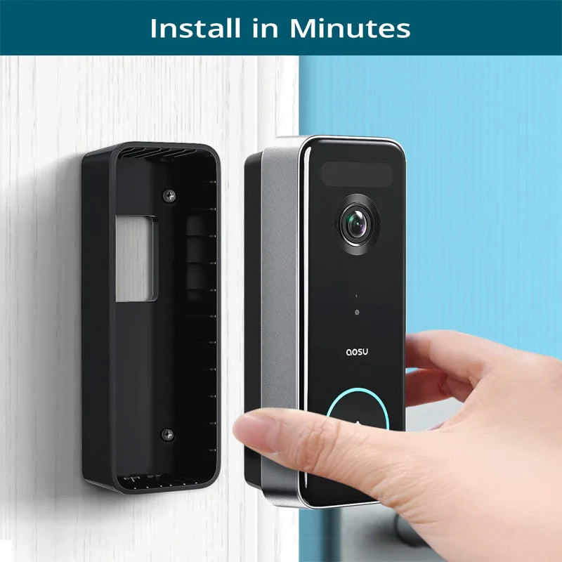 AOSU 5MP Rechargeable Wireless Doorbell Camera