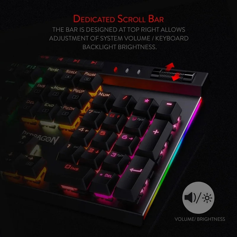 mechanical wired gaming keyboard