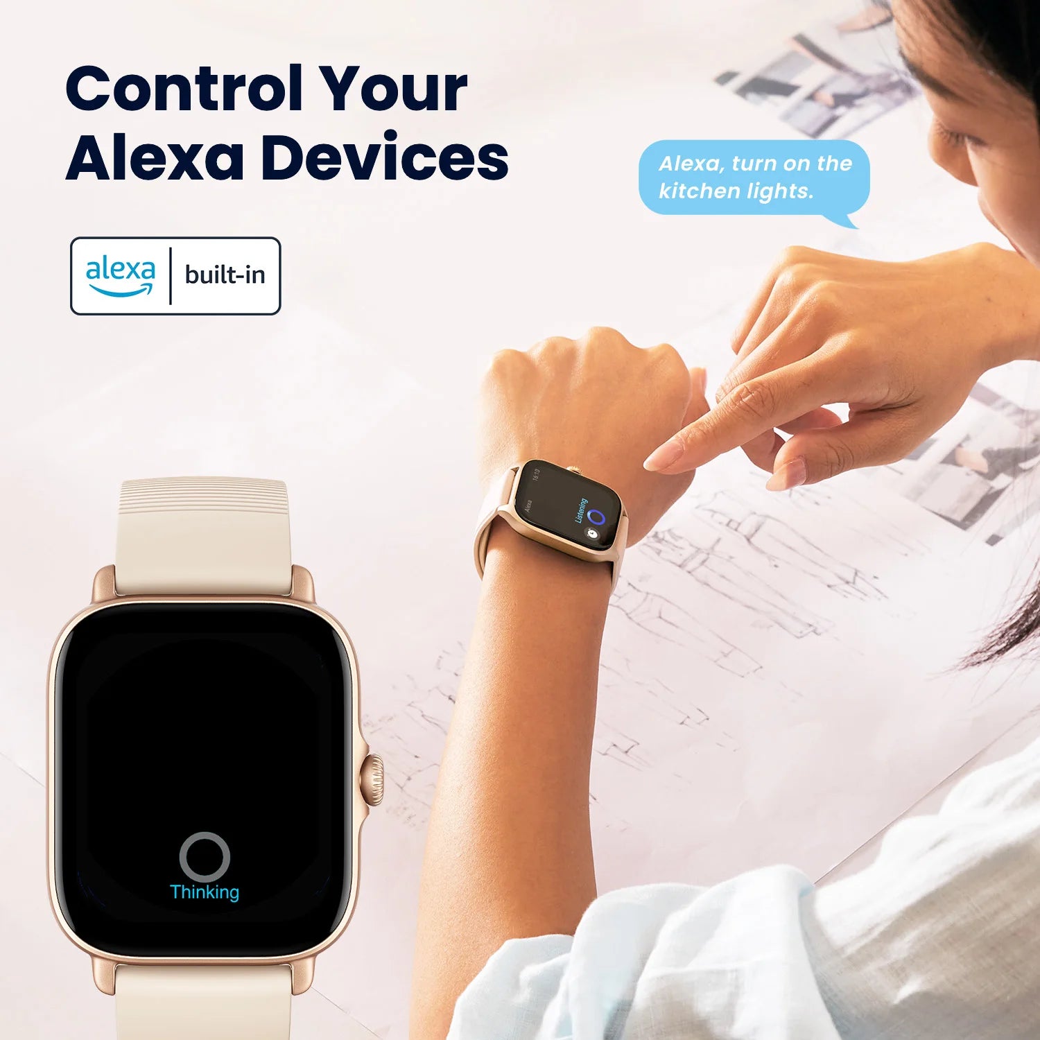 AMAZFIT GTS 4 Mini Smart Watch