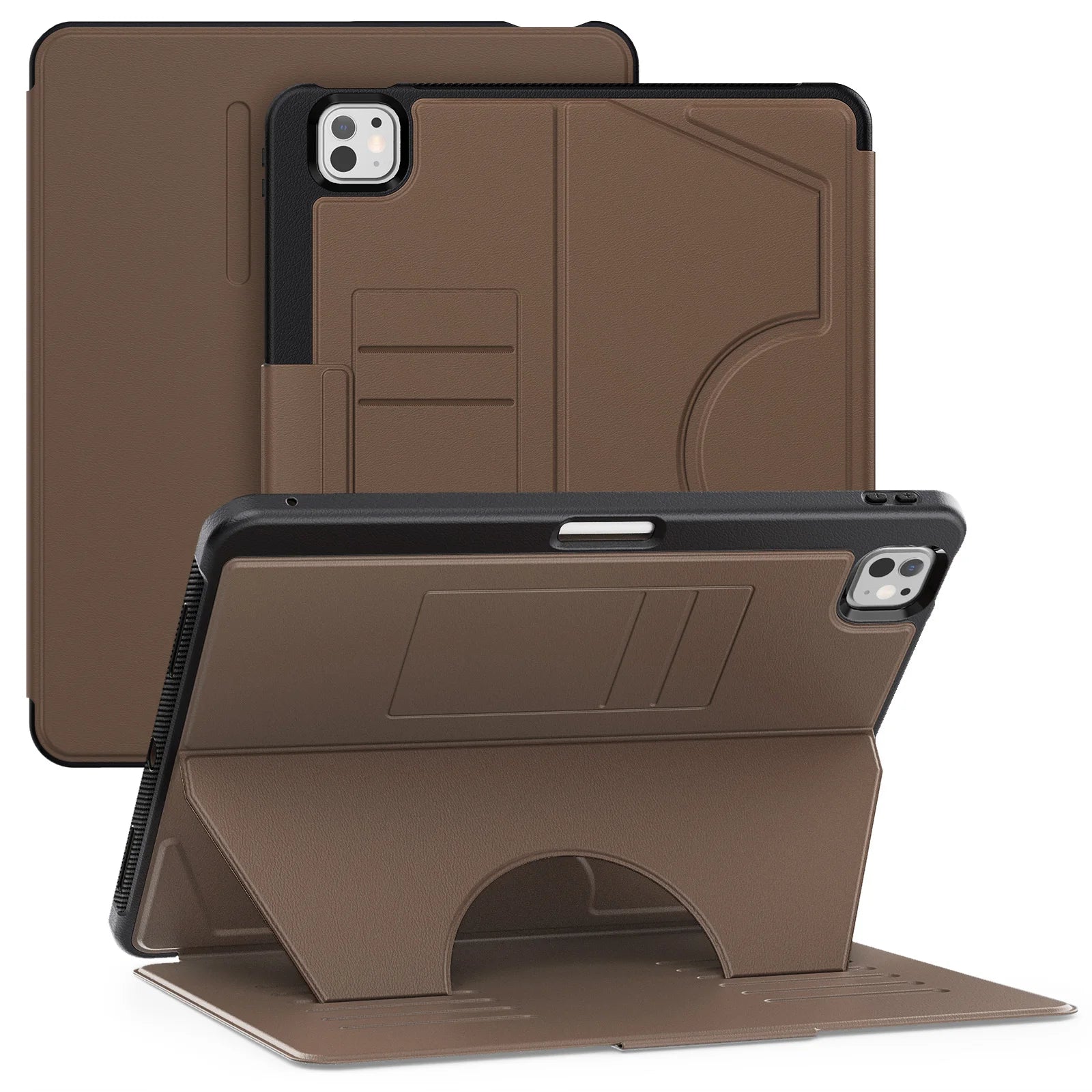 DANYCASE Multi-Layer Magnetic Protective iPad Case with Stylus Holder