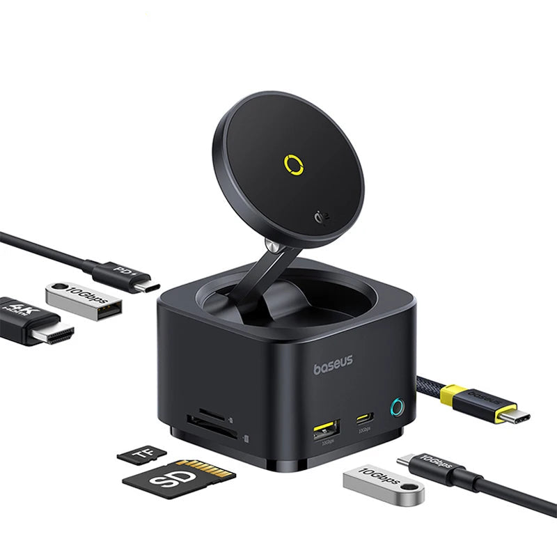 BASEUS MagPro Series 2 7in1 Magnetic Wireless Charging Hub