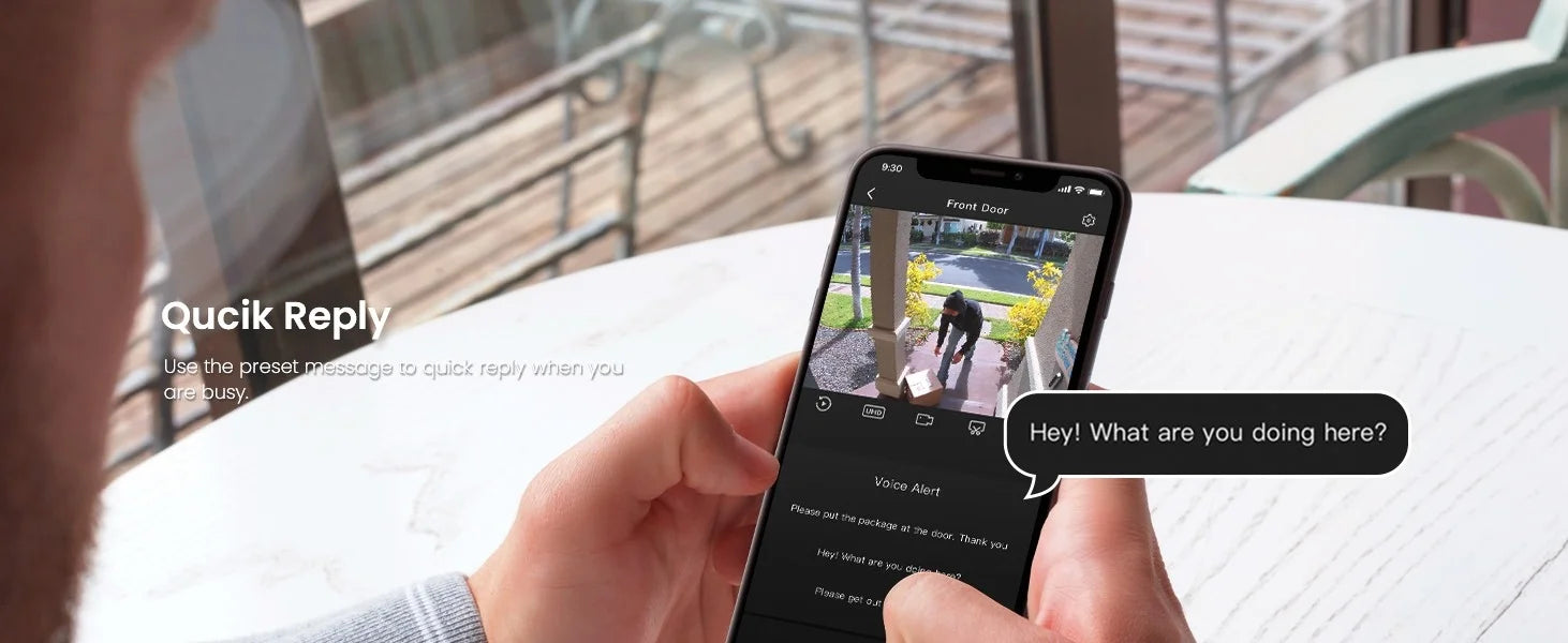 AOSU 5MP Rechargeable Wireless Doorbell Camera