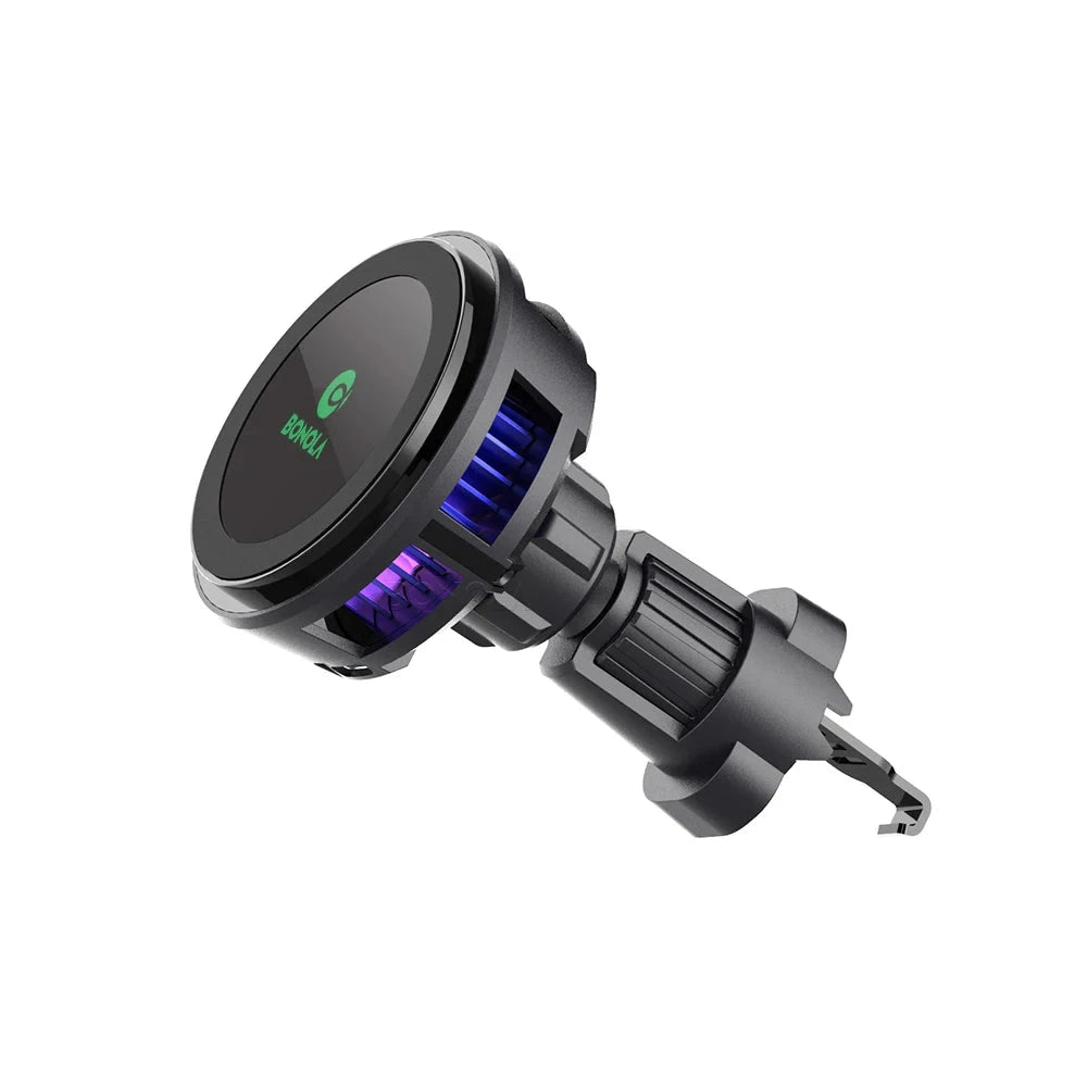 TOOCKI RGB Wireless Charging Magnetic Cooling Car Phone Holder