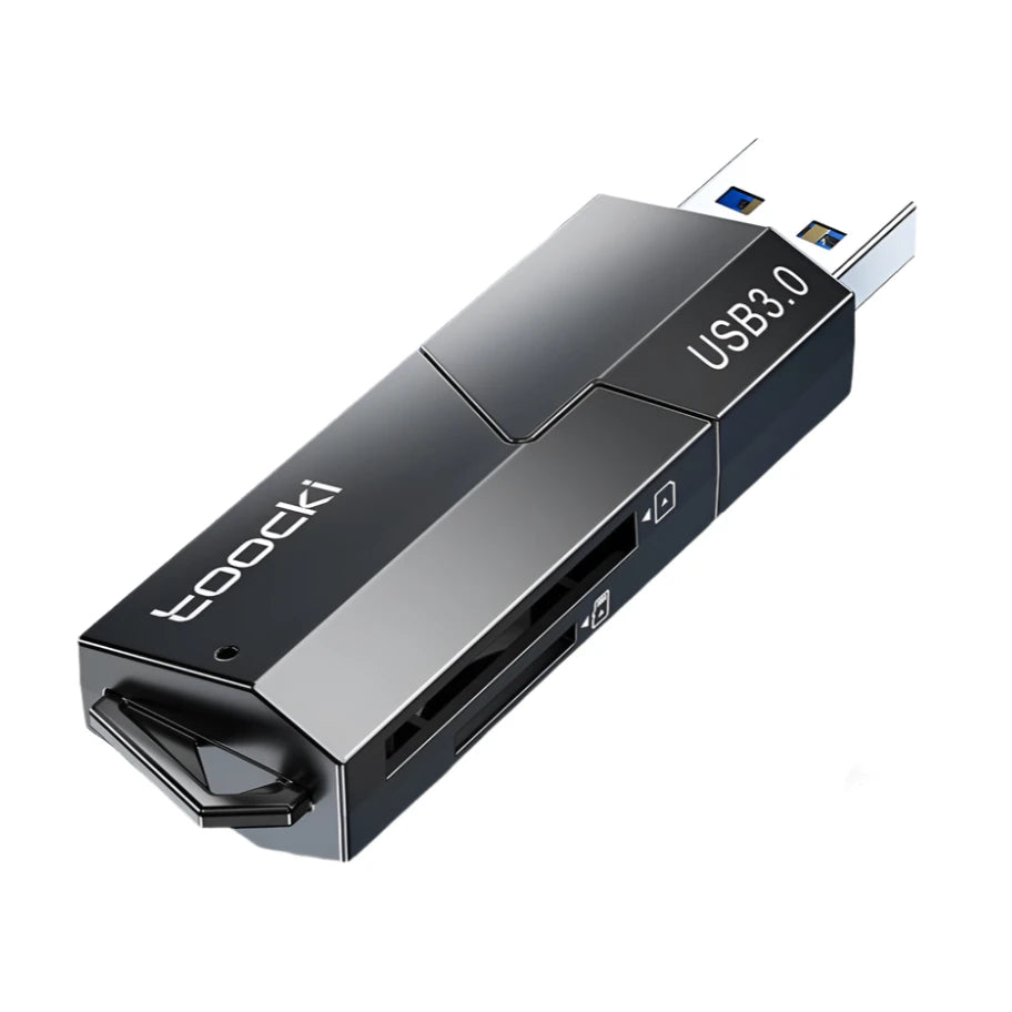 TOOCKI 2in1 USB 3.0 Memory Card Reader Stick