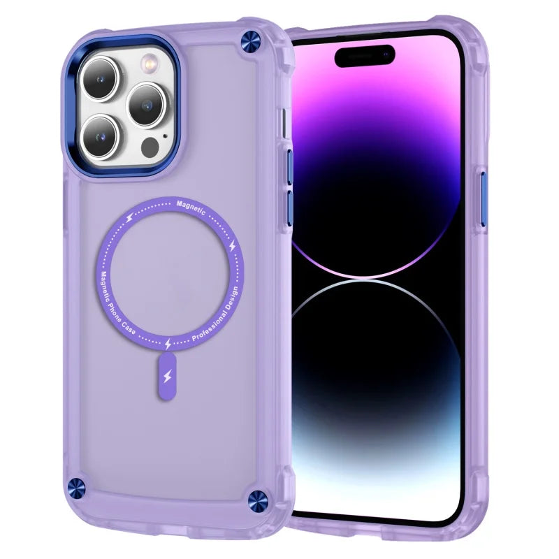 MagSafe® Magnetic Armor Matte Phone Case for Apple iPhone