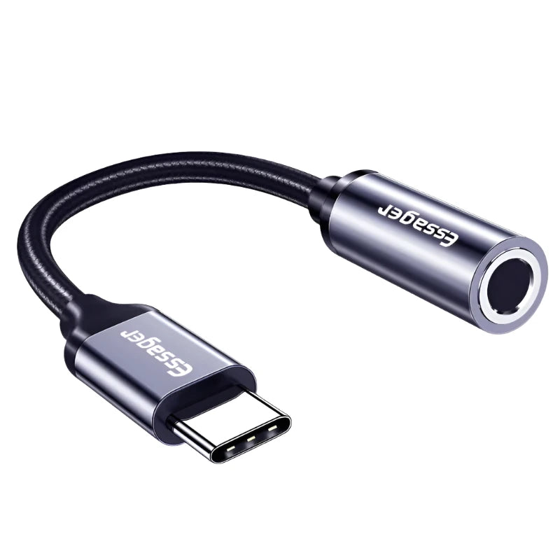 ESSAGER E01 3.5mm to Type C Earphone Adapter