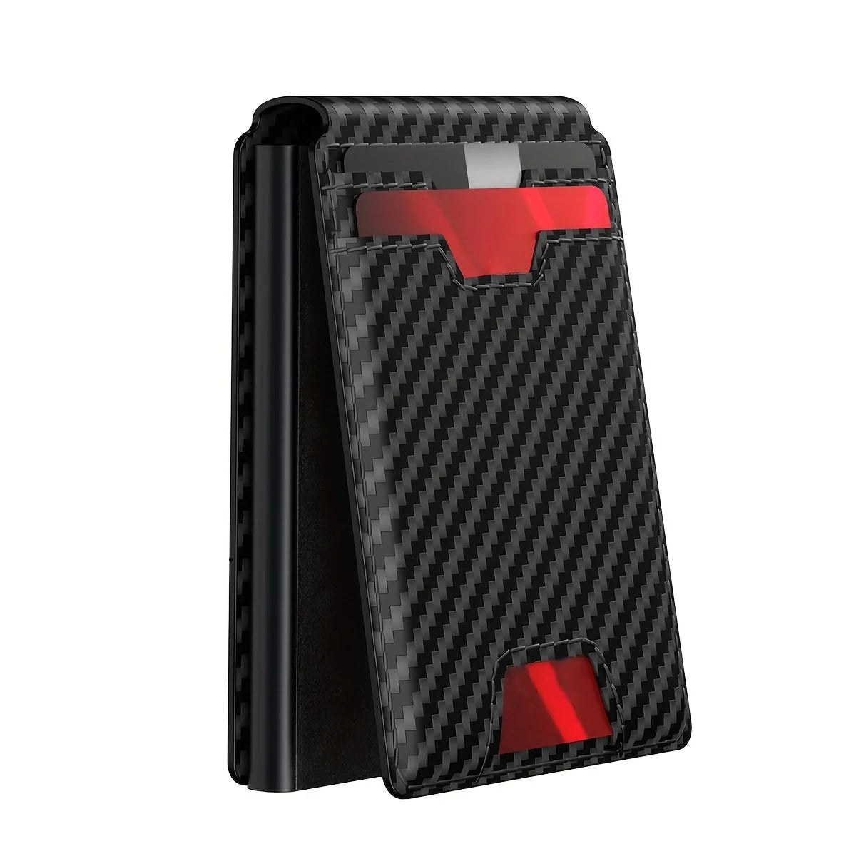 TANGMO Smart Wallet with RFID Blocking and Card Pop Up