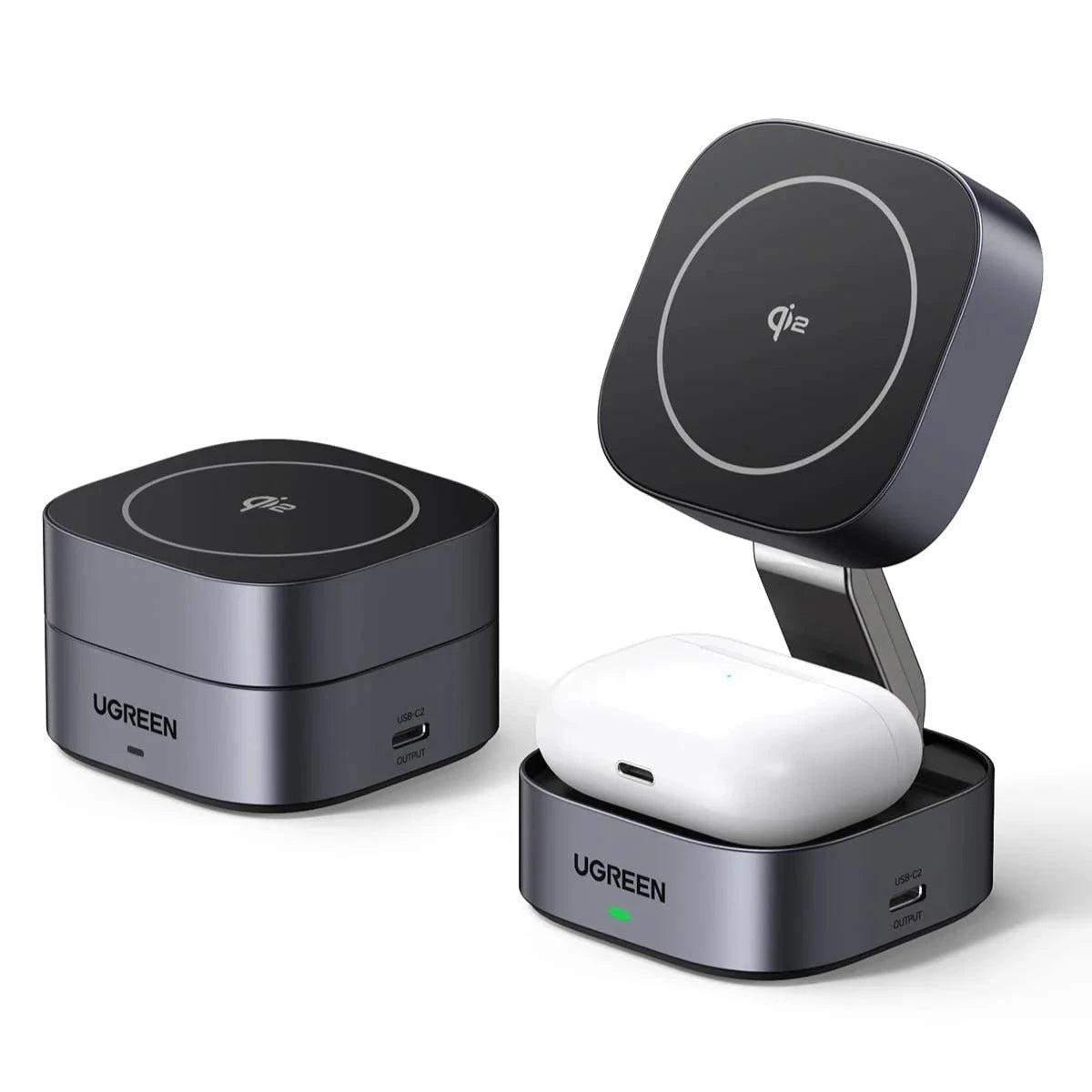 UGREEN W526 2in1 Foldable Wireless Charging Magnetic Stand