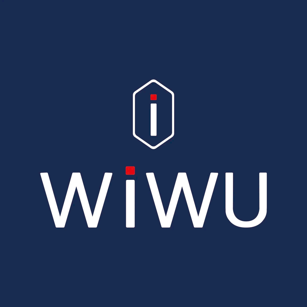 WiWu brand logo featuring a sleek and modern design, representing innovative technology and high-quality accessories for laptops and mobile devices.