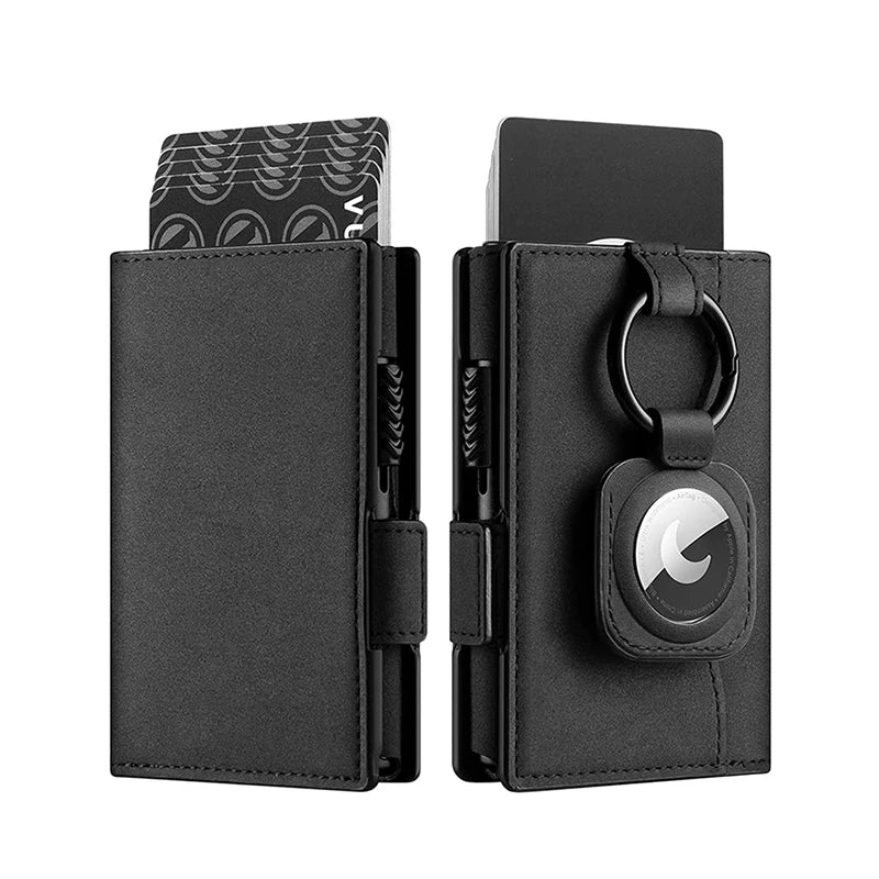 YATBEST Pop-Up Smart Wallet with RFID Blocking & Apple AirTag Holder