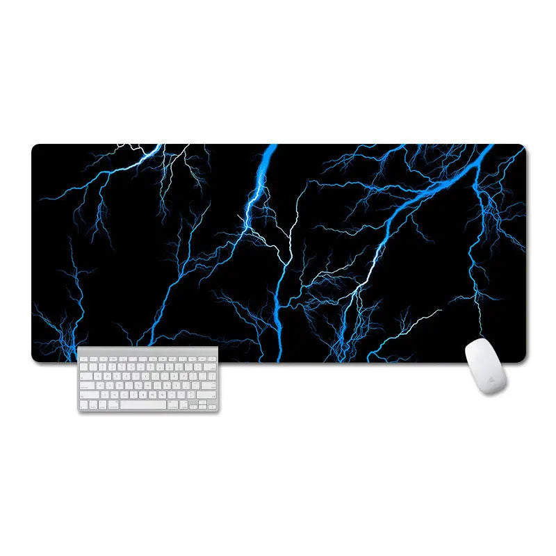 YSAGi Non-Slip Lightning Desk Mat & Mouse Pad