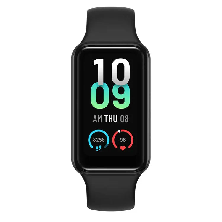 Discover the Amazfit Band 7 Smart Fitness Tracker, offering a large HD display, 18-day battery life, advanced health monitoring, and 120 sports modes. Ideal for fitness enthusiasts looking to improve their lifestyle.