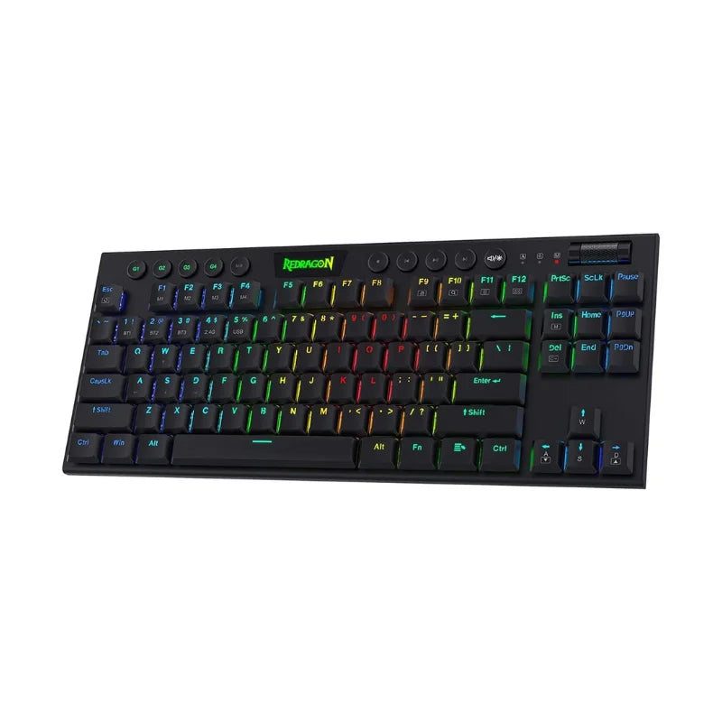 Discover the Redragon K621 Horus RGB Wireless Gaming Keyboard: sleek design, advanced tech, and robust features that make it a top choice for gamers and pros.