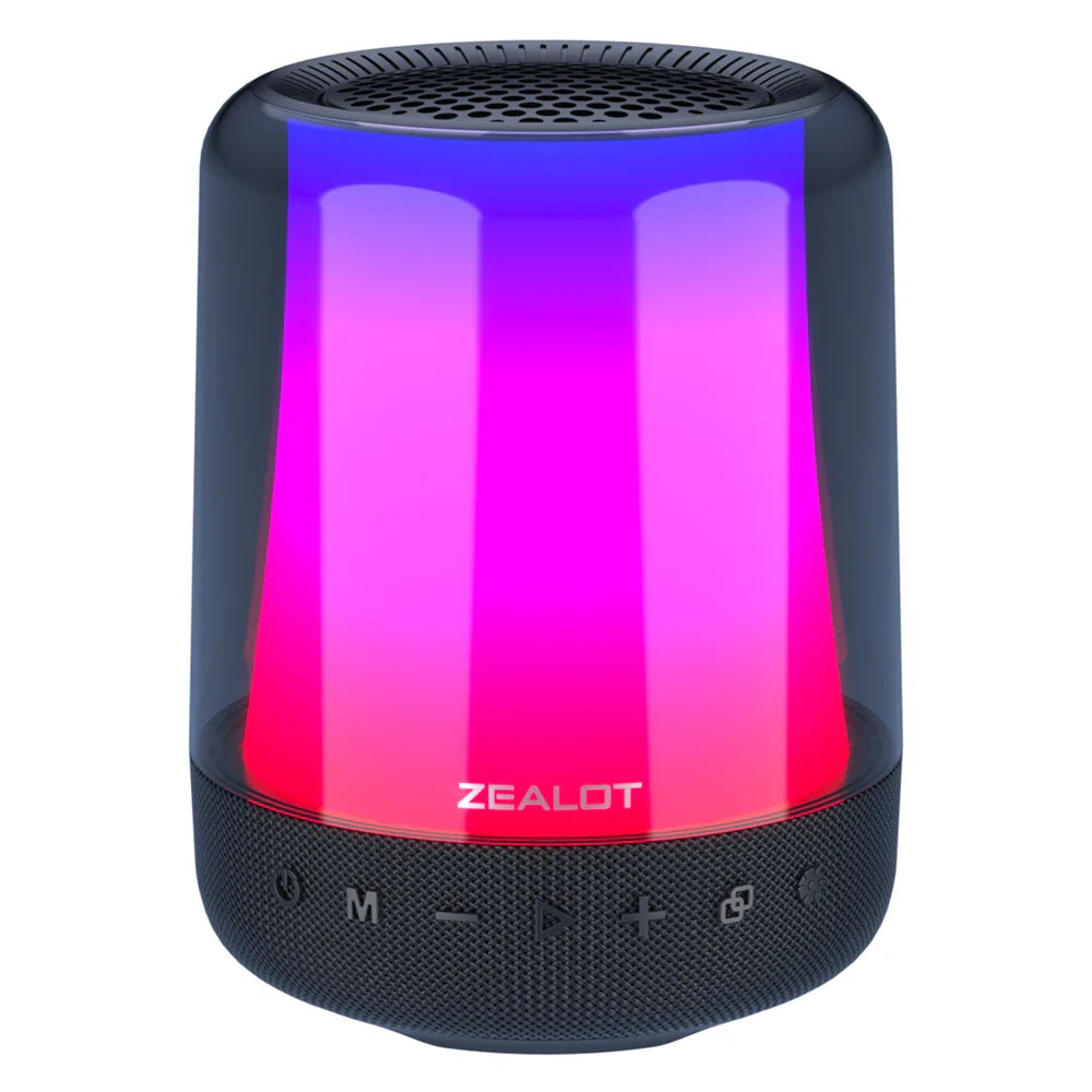 The ZEALOT S66 Mini Bluetooth Speaker offers 20W 360° sound, Bluetooth 5.2, 12-hour battery life, and a compact, durable design—perfect for on-the-go music enjoyment.